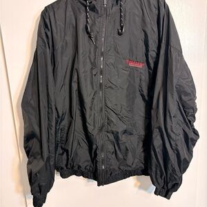 Men’s Gear For Sports Black Windbreaker Jacket Firestone building products XL